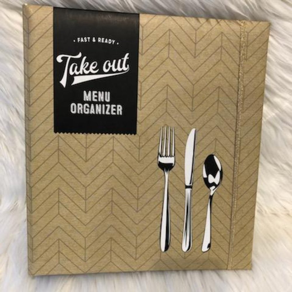 Take-Out Menu Organizer Binder
